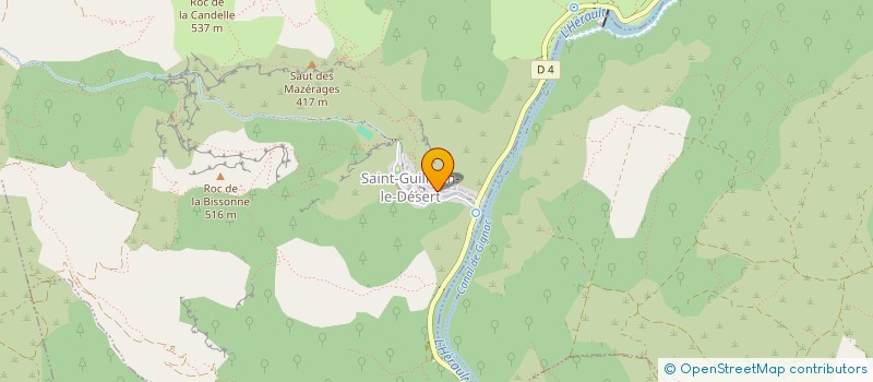 localisation de l'entreprise VILLAGE D'ANTAN  SAINT-GUILHEM-LE-DESERT