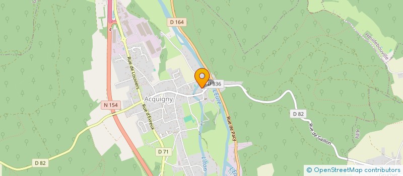 localisation de l'entreprise VILLAGE DE GITES LAPEYRE  ACQUIGNY