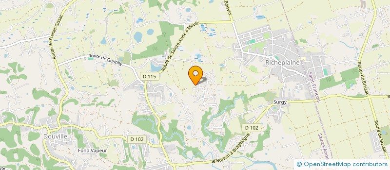 localisation de l'entreprise VILLAGE DE LOERY  SAINTE-ANNE