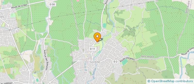 localisation de l'entreprise VILLAGE DE NOEL DE SOREDE  SOREDE