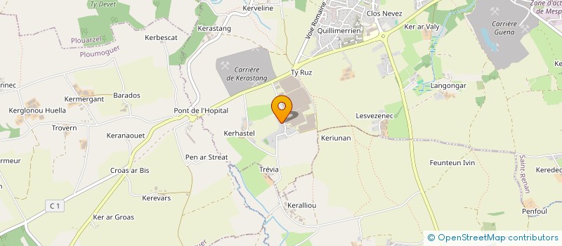 localisation de l'entreprise VILLAGE DE ST RENAN à SAINT RENAN