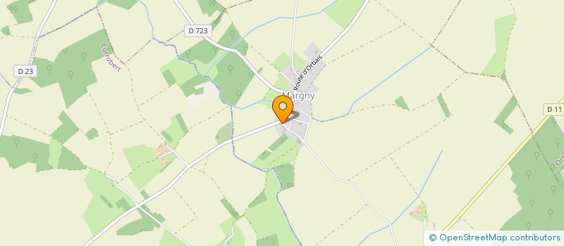 localisation de l'entreprise VILLAGE DES MONDES CENTRE ECO CONSCIENT  MARGNY