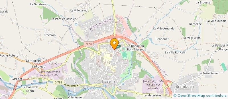 localisation de l'entreprise VILLAGE DU BOX  LA CROIX-HELLEAN