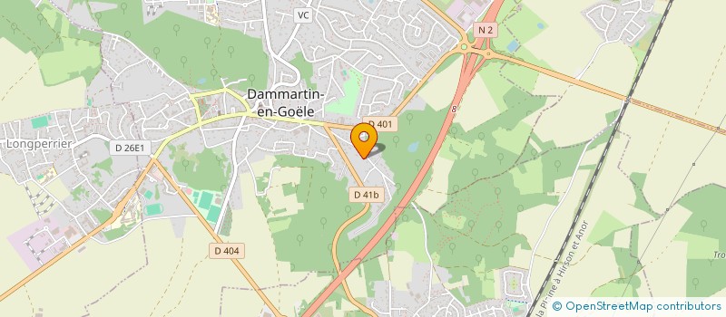 localisation de l'entreprise VILLAGE EXPORT INTERNATIONAL à DAMMARTIN-EN-GOELE