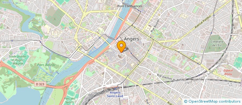 localisation de l'entreprise VILLAGE GARE ANGERS à ANGERS
