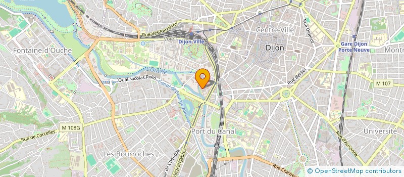 localisation de l'entreprise VILLAGE GASTRONOMIQUE EXPLOITATION à DIJON