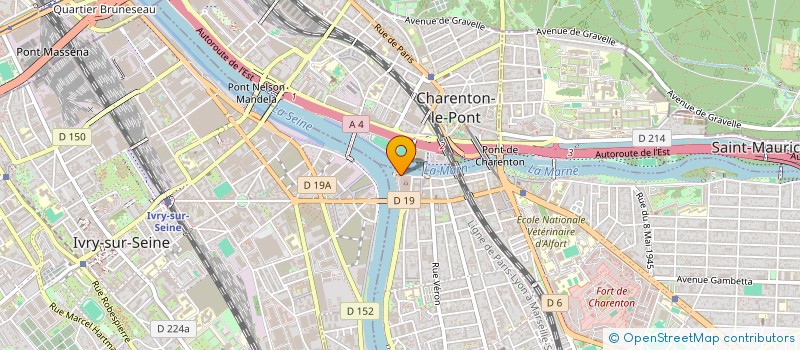 localisation de l'entreprise VILLAGE GESTION à ALFORTVILLE