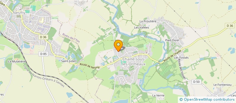 localisation de l'entreprise VILLAGE OCEAN  RIVES DE L'YON