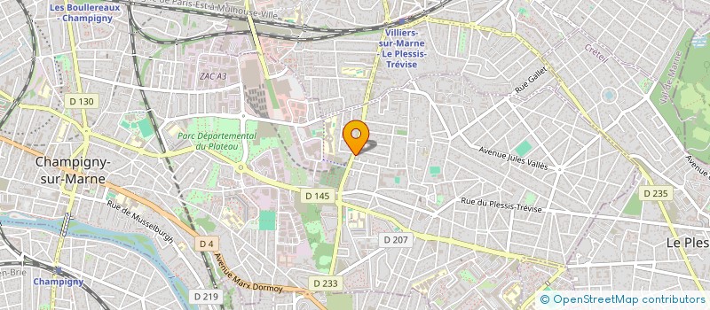 localisation de l'entreprise VILLAGE PARISIEN  CHAMPIGNY-SUR-MARNE