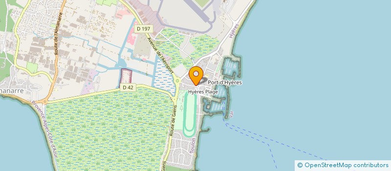 localisation de l'entreprise VILLAGE SAINT PIERRE DE LA MER à HYERES
