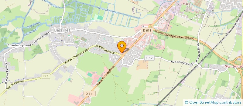 localisation de l'entreprise VILLAGE SANTE BESSINES  BESSINES