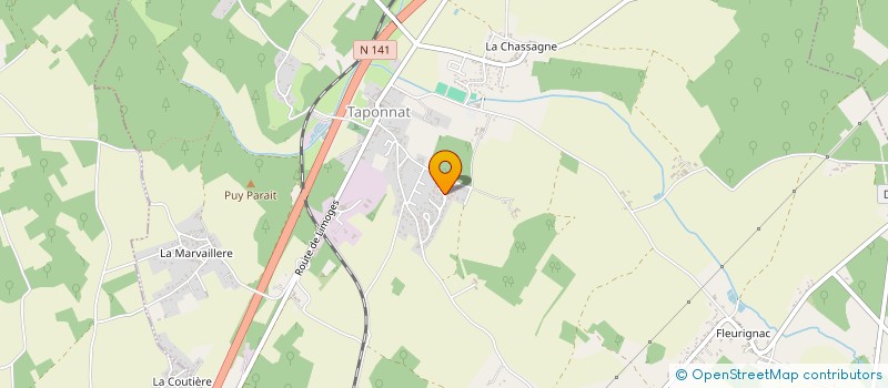 localisation de l'entreprise VILLAGE SENIORS à TAPONNAT-FLEURIGNAC