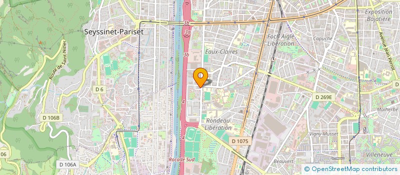 localisation de l'entreprise VILLAGE SOLIDAIRE  GRENOBLE