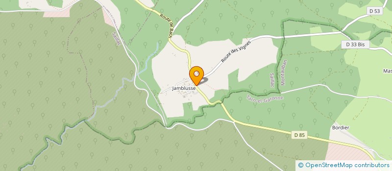 localisation de l'entreprise VILLAGES DES ARTS  SAILLAC