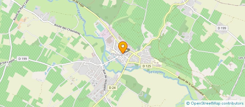 localisation de l'entreprise VILLAGES EN SCENE à BELLEVIGNE-EN-LAYON