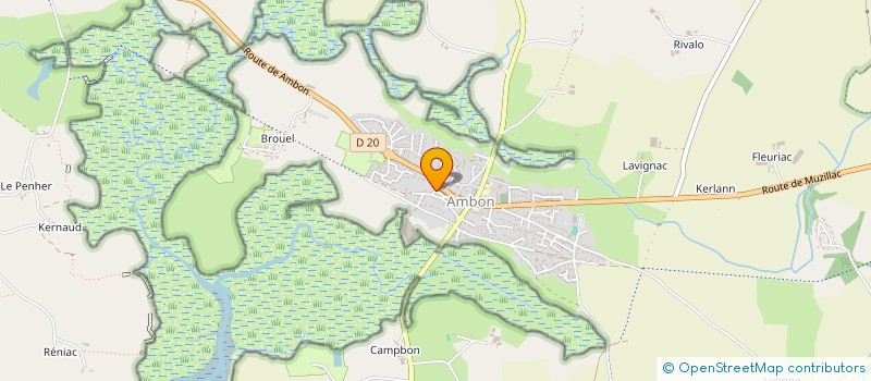 localisation de l'entreprise VILLAGES ET TERRITOIRES EN TRANSITION  AMBON