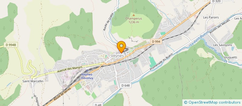 localisation de l'entreprise VILLAGES JEUNES SOLIDARITES JEUNESSE  VEYNES