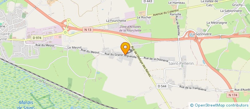 localisation de l'entreprise VILLAIN à CARENTAN-LES-MARAIS