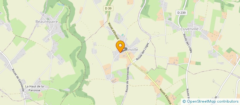 localisation de l'entreprise VILLAINVILLE  VILLAINVILLE