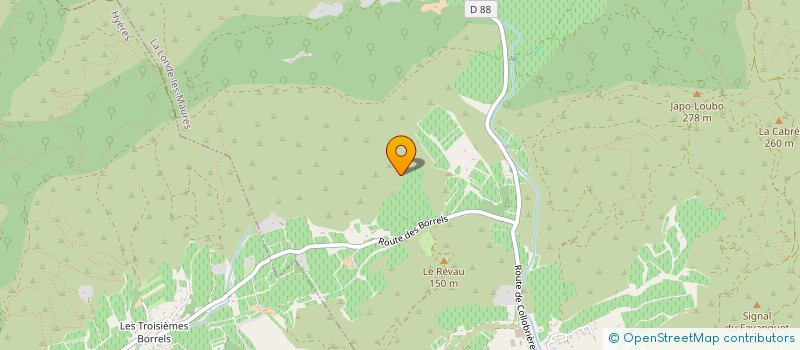 localisation de l'entreprise VILLALIN  LA LONDE-LES-MAURES