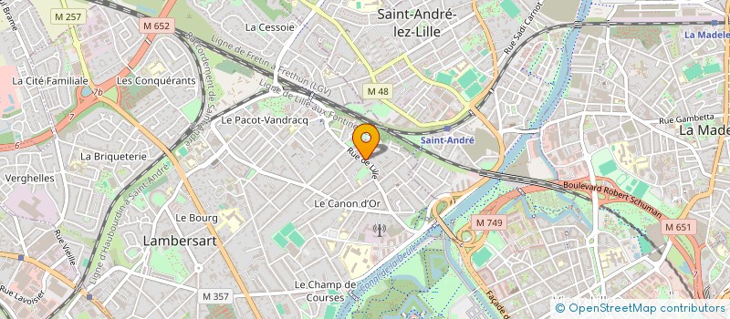 localisation de l'entreprise VILLAMAM à LAMBERSART