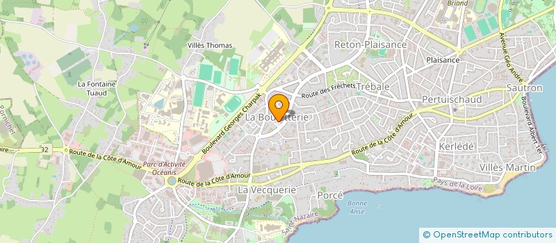 localisation de l'entreprise VILLAMARY SANTE  SAINT-NAZAIRE