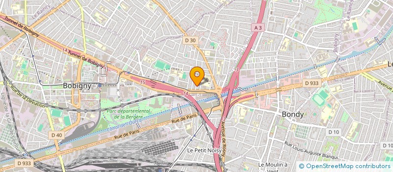 localisation de l'entreprise VILLAMIRA  BOBIGNY