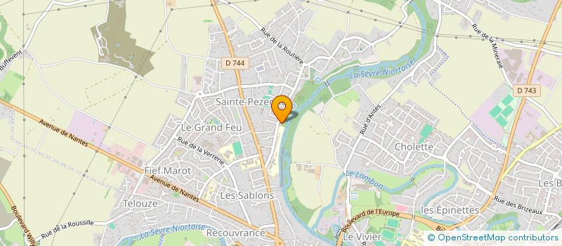 localisation de l'entreprise VILLANDRE à NIORT
