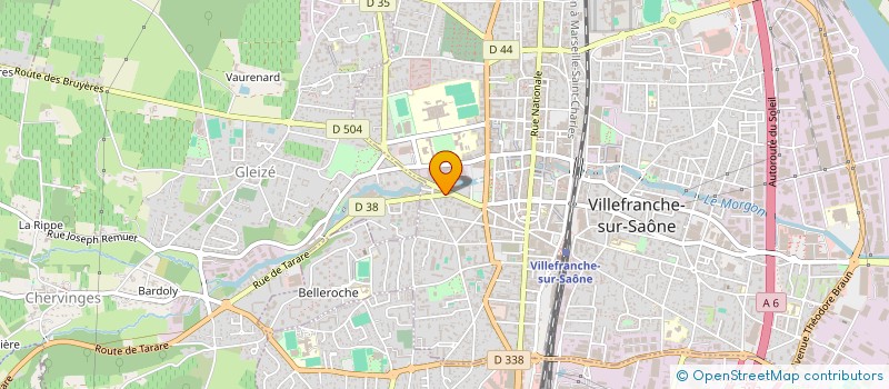 localisation de l'entreprise VILLANDREA à VILLEFRANCHE-SUR-SAONE
