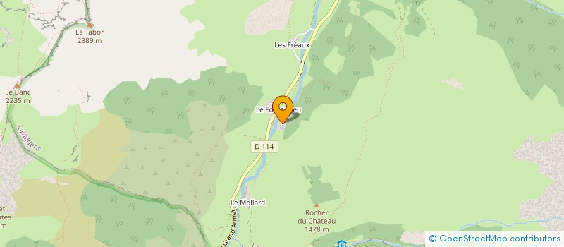 localisation de l'entreprise VILLANEUF  PRUNIERES