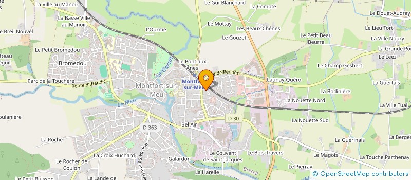 localisation de l'entreprise VILLANON FAMILY  MONTFORT-SUR-MEU