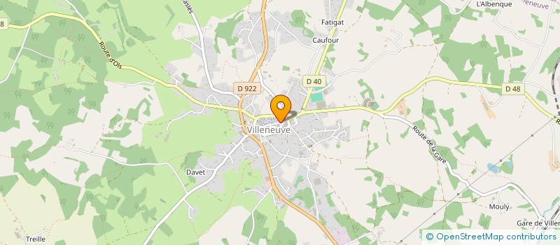 localisation de l'entreprise VILLANOVA 2053  VILLENEUVE