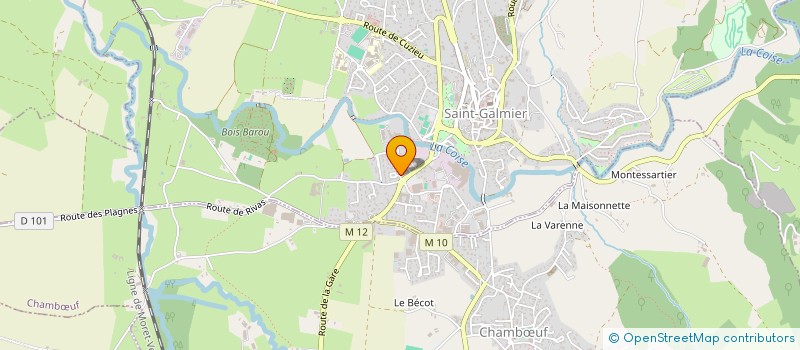 localisation de l'entreprise VILLANOVA  SAINT-GALMIER