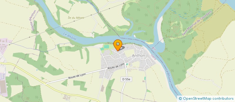 localisation de l'entreprise VILLANT  VILLETTE-D'ANTHON