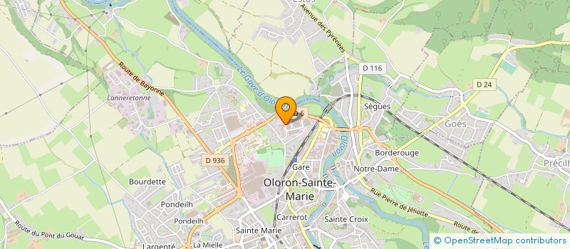 localisation de l'entreprise VILLANUA  OLORON-SAINTE-MARIE