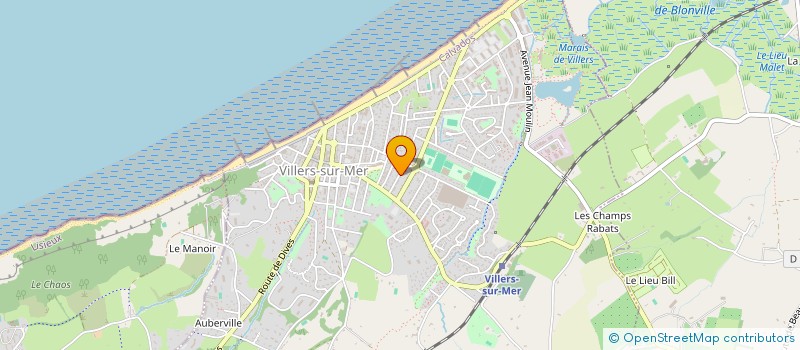 localisation de l'entreprise VILLAPIERRE  VILLERS-SUR-MER