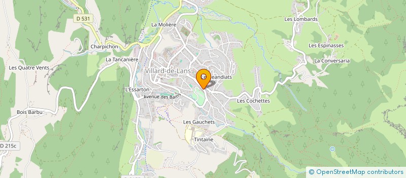 localisation de l'entreprise VILLARD  VILLARD-DE-LANS