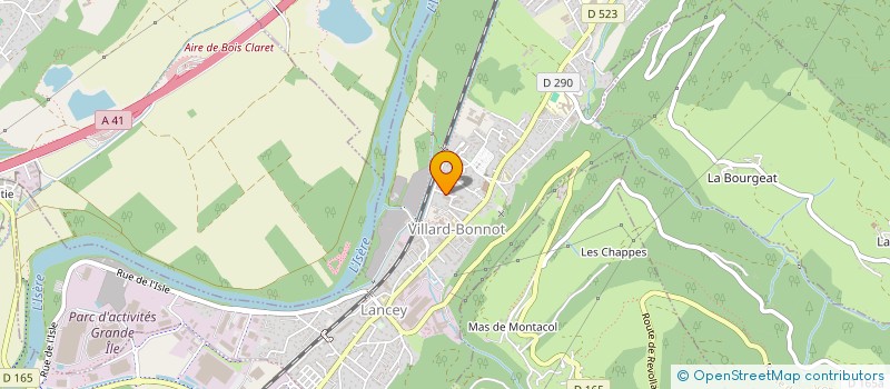 localisation de l'entreprise VILLARD - BONNOT 20 - 60 (V.B. 20 - 60)  VILLARD-BONNOT