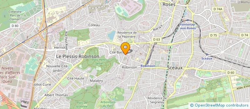 localisation de l'entreprise VILLARD                       PIERR  LE PLESSIS-ROBINSON