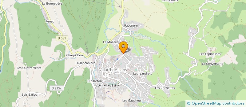 localisation de l'entreprise VILLARD SPORTS à VILLARD-DE-LANS