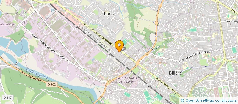 localisation de l'entreprise VILLARDI HOLDING à LONS