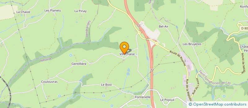 localisation de l'entreprise VILLARDS IMMO  SAINT-PRIEST-LA-ROCHE