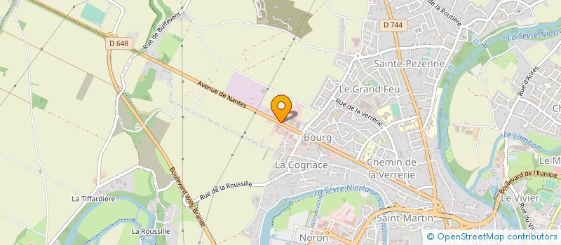 localisation de l'entreprise VILLAREAL à NIORT