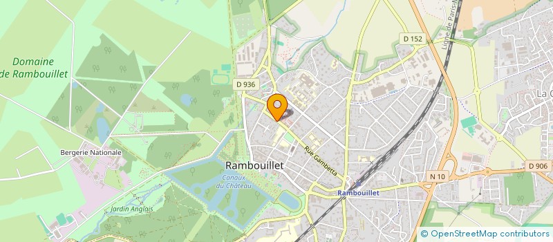 localisation de l'entreprise VILLARET à RAMBOUILLET
