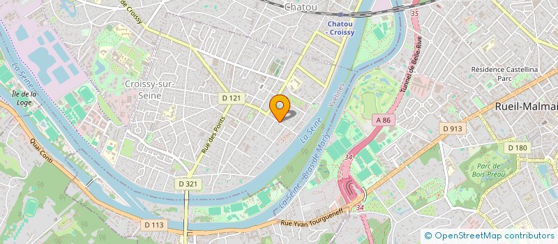 localisation de l'entreprise VILLARET  CROISSY-SUR-SEINE