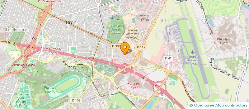 localisation de l'entreprise VILLAROSA  BRON