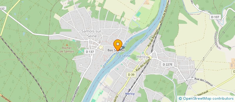 localisation de l'entreprise VILLAROSE  SAMOIS-SUR-SEINE