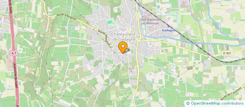 localisation de l'entreprise VILLARRICA  CHATEAUNEUF-DE-GADAGNE