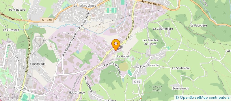 localisation de l'entreprise VILLARS   9000  LA TALAUDIERE