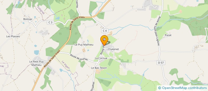 localisation de l'entreprise VILLARS & CO  SOLIGNAC